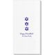 Star of David Row Deville Guest Towels Image 2 of 2